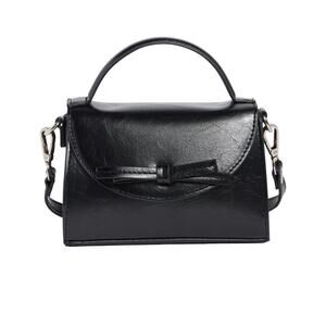 Madden Girl Black Mini Top Handle Purse Crossbody NWOT